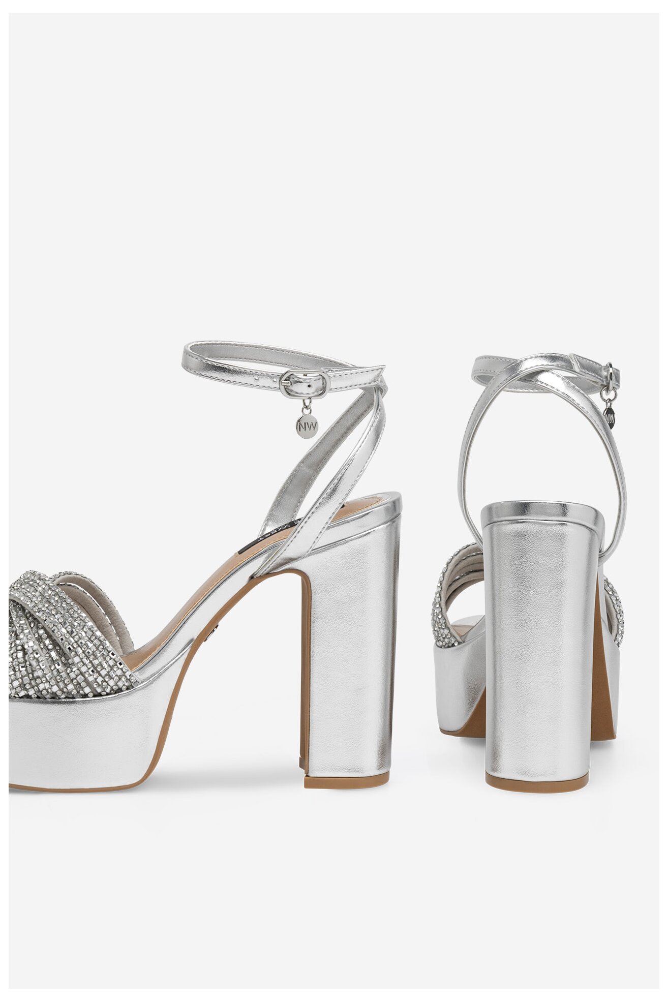 Сандалі NINE WEST WFA2736-1 СРІБНИЙ