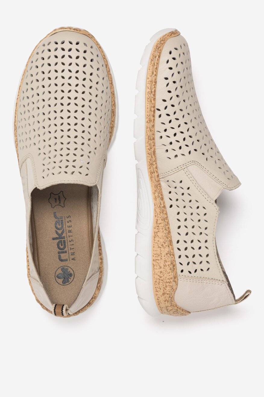 
                Половинки обувки Rieker БЕЖОВ - 2230056236018