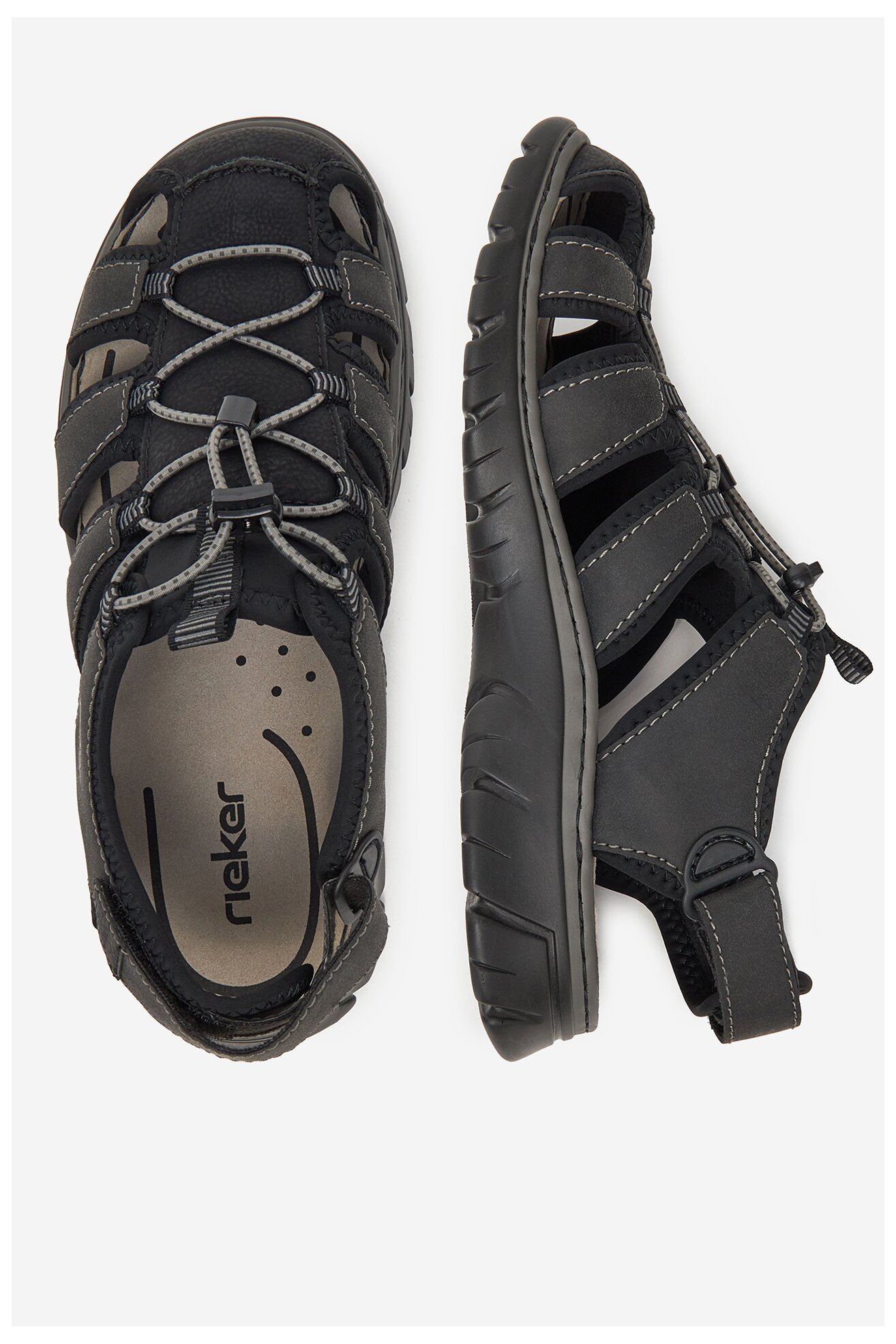 Sandały Rieker 26770-00 Czarny