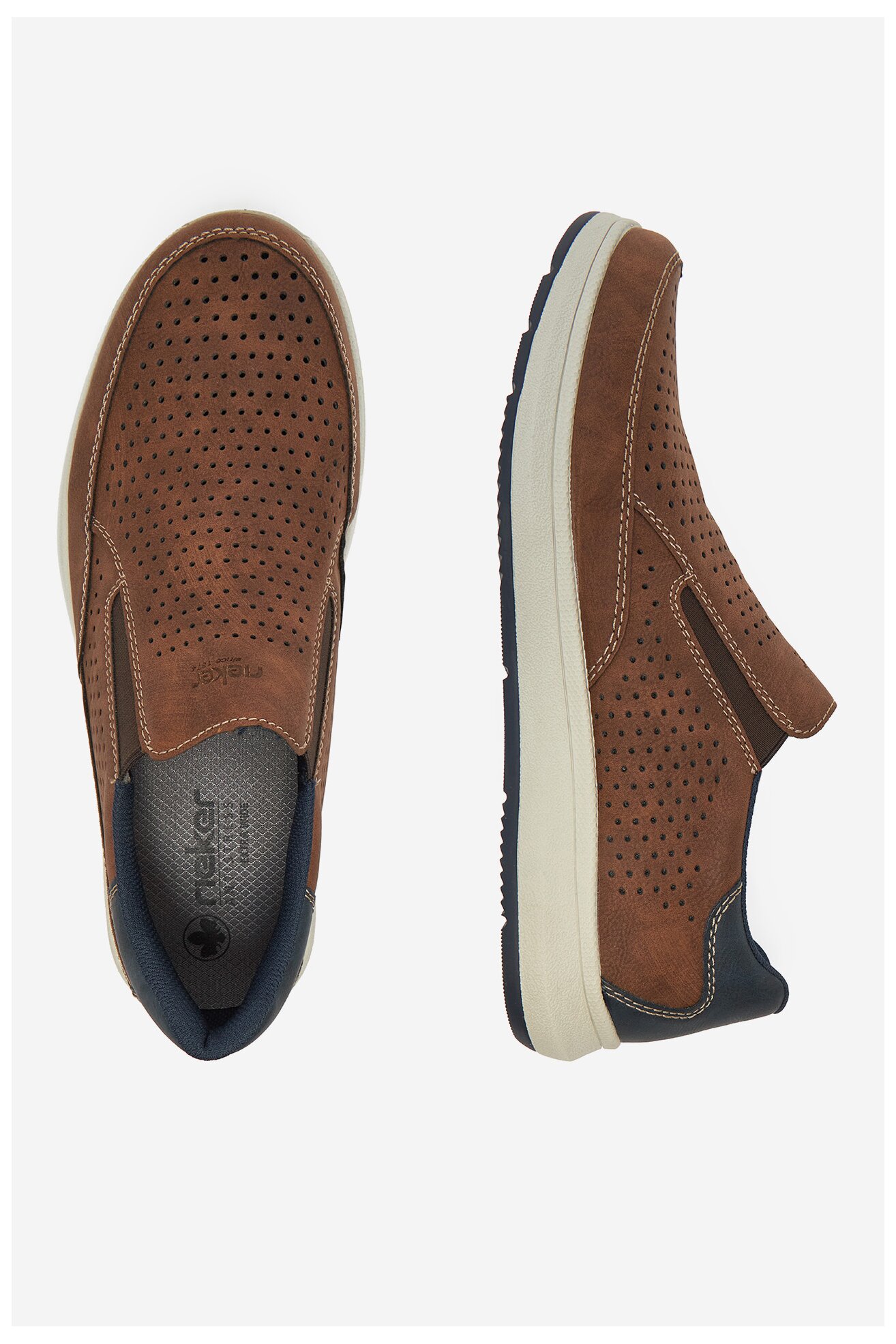 Половинки обувки Rieker 16952-24 БЕЖОВ