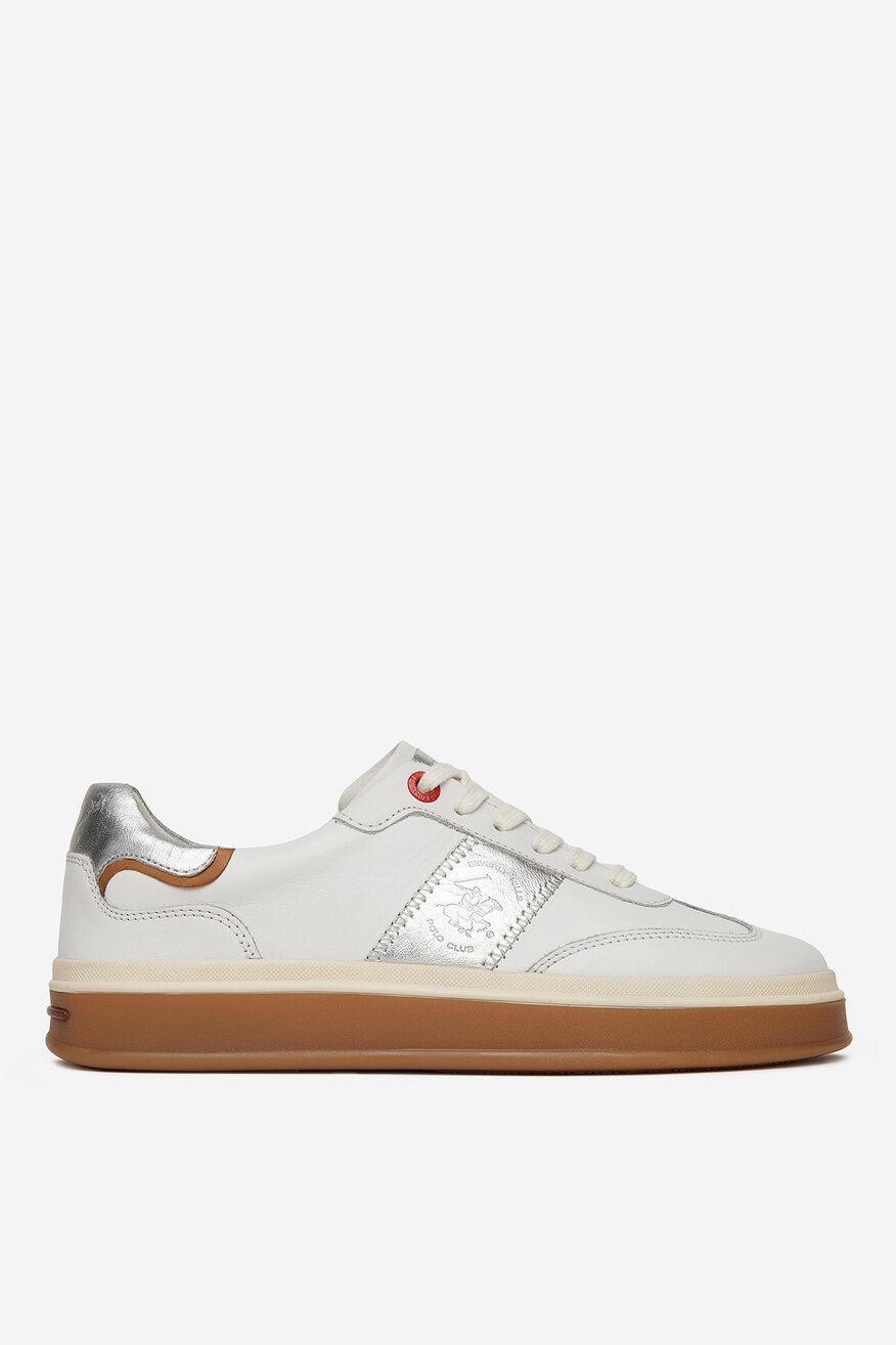 Sneakerși Beverly Hills Polo Club ALB - 5906751106808