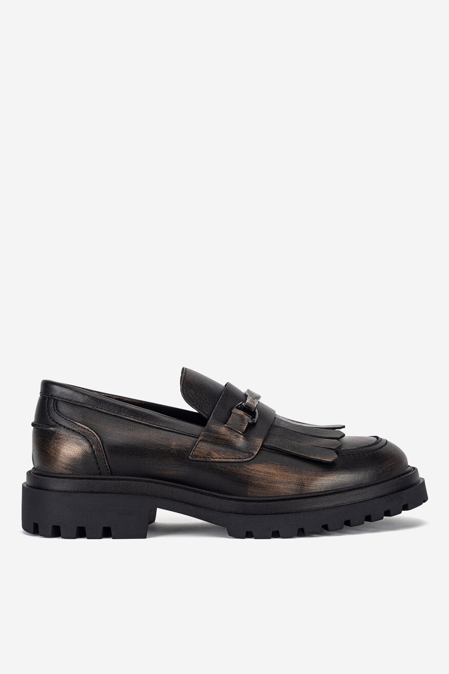 Gino Rossi - Loafersy skórzane - 5905588818137