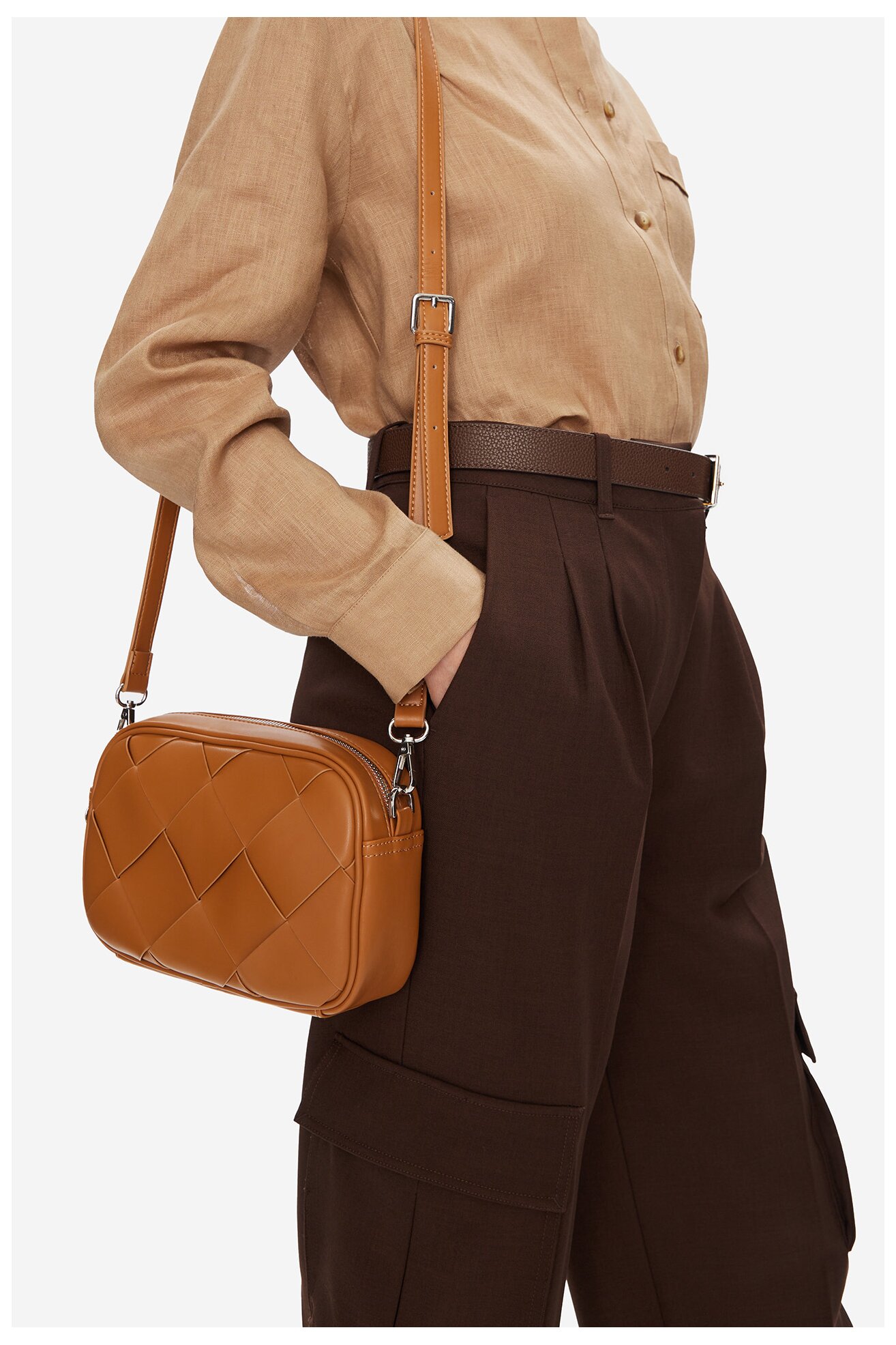 Дамска чанта Jenny C-JEN-L-005-08 КАМЕЛ