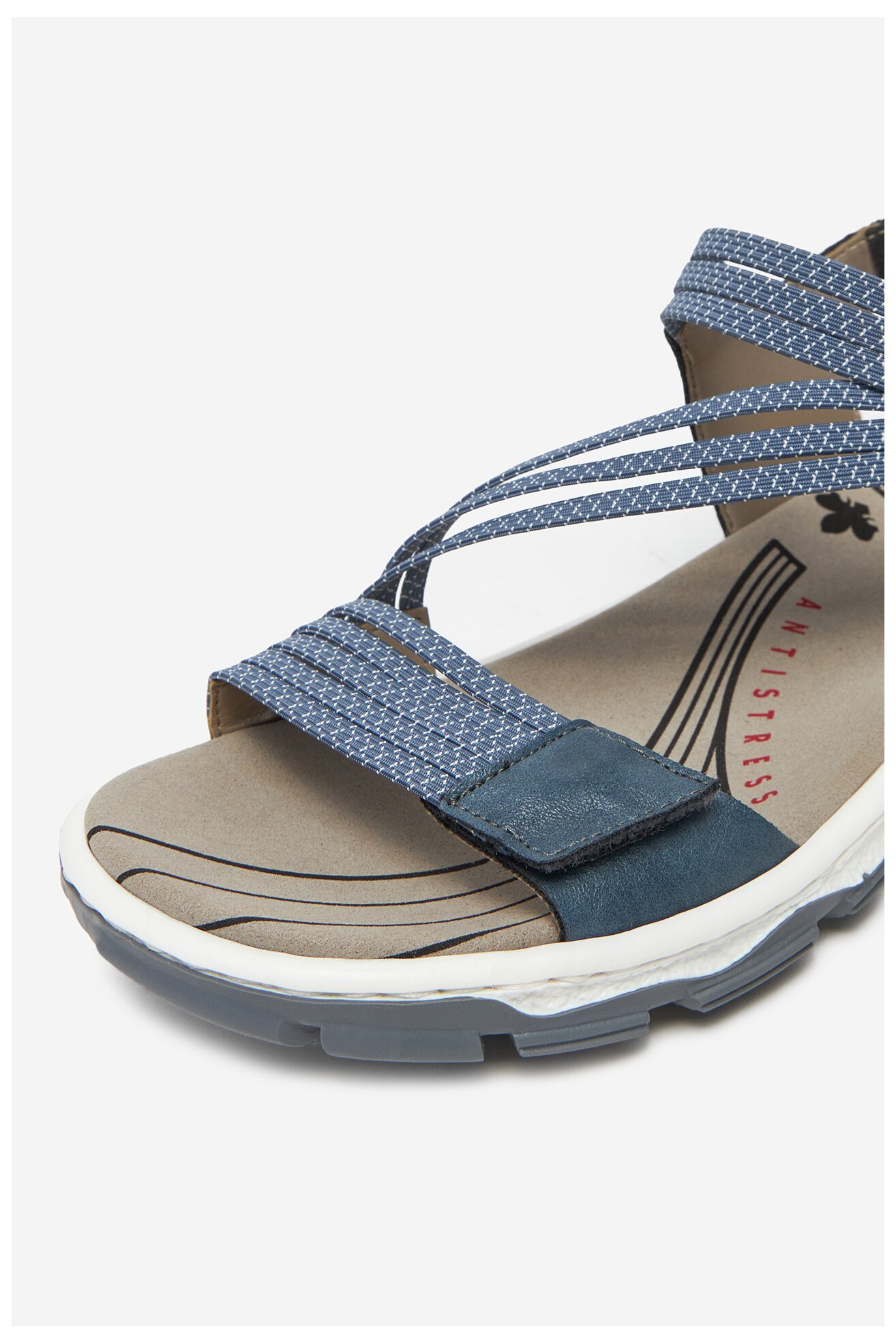 Sandały Rieker CEO-68871-14 Jeansowy