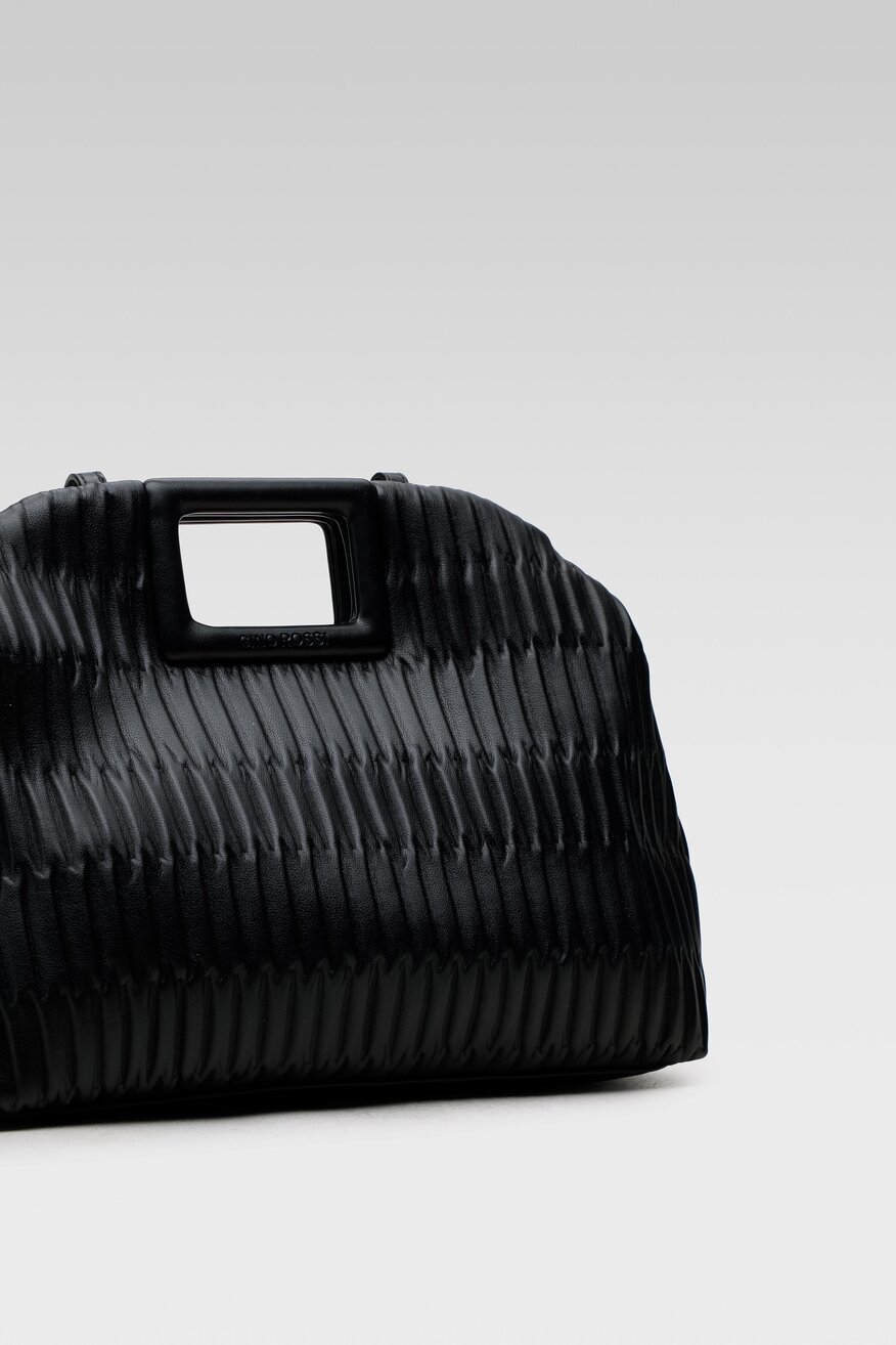 
                Gino Rossi - Torebka skórzana czarna - 5904248833169