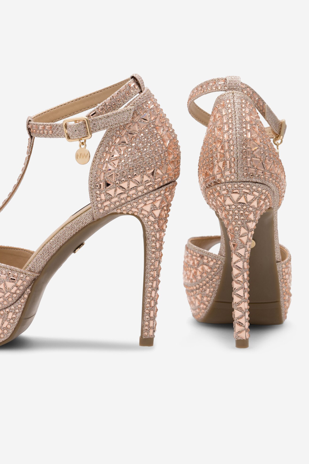 Sandały NINE WEST NISA SY015-1NW Różowy