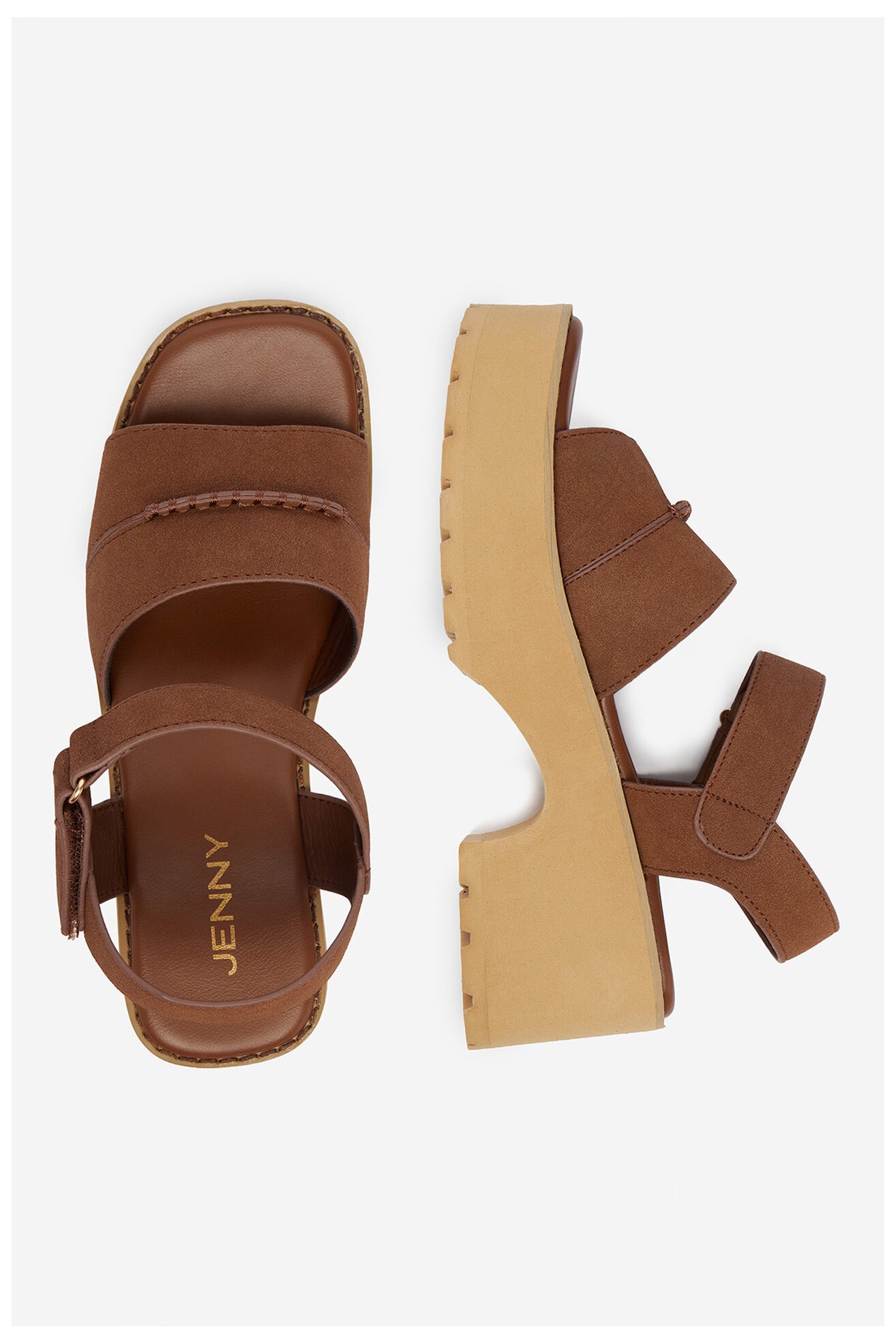 Sandały Jenny CEO-LB-G9340A Brązowy