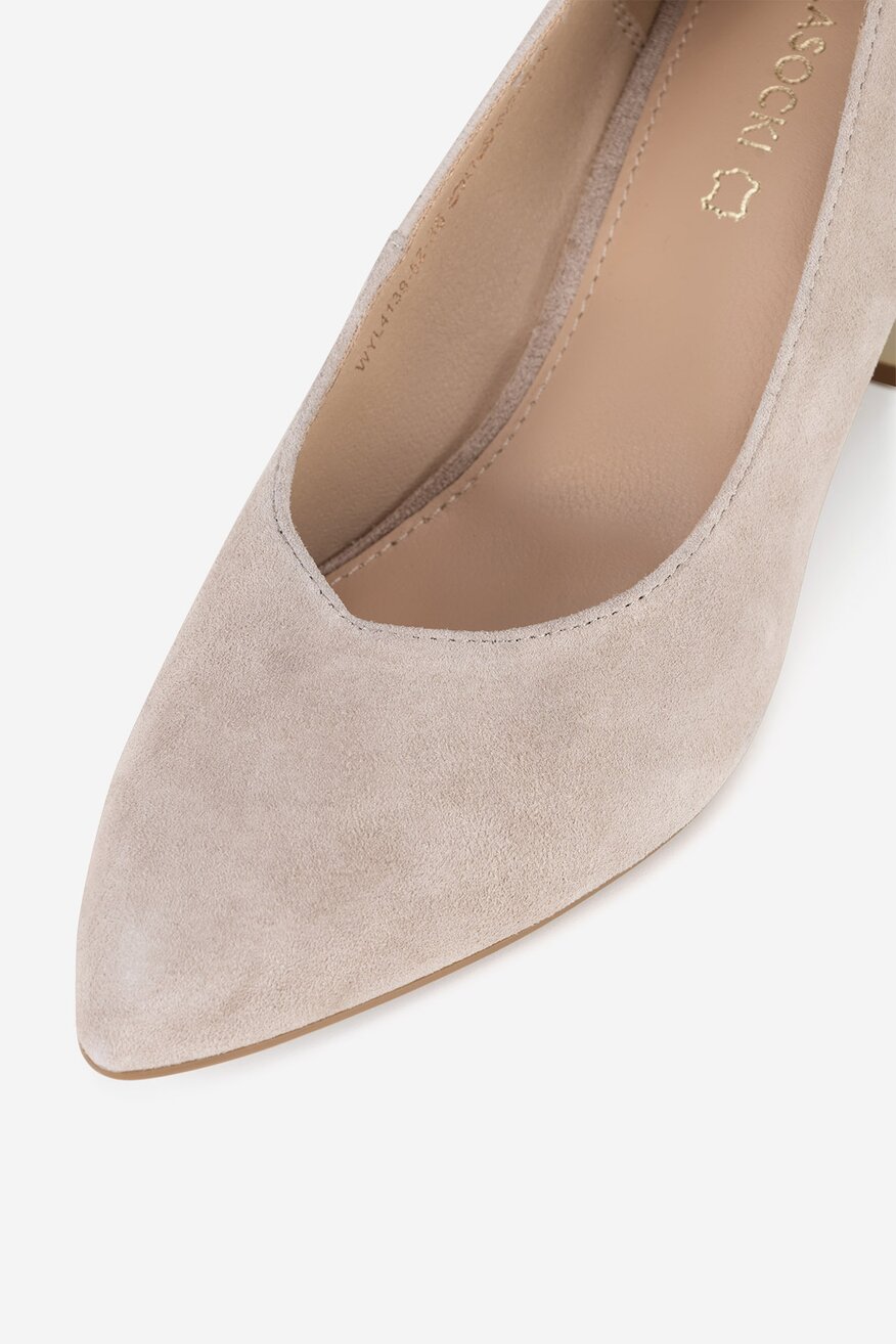 Lasocki - Czółenka zamszowe - 5903419946042