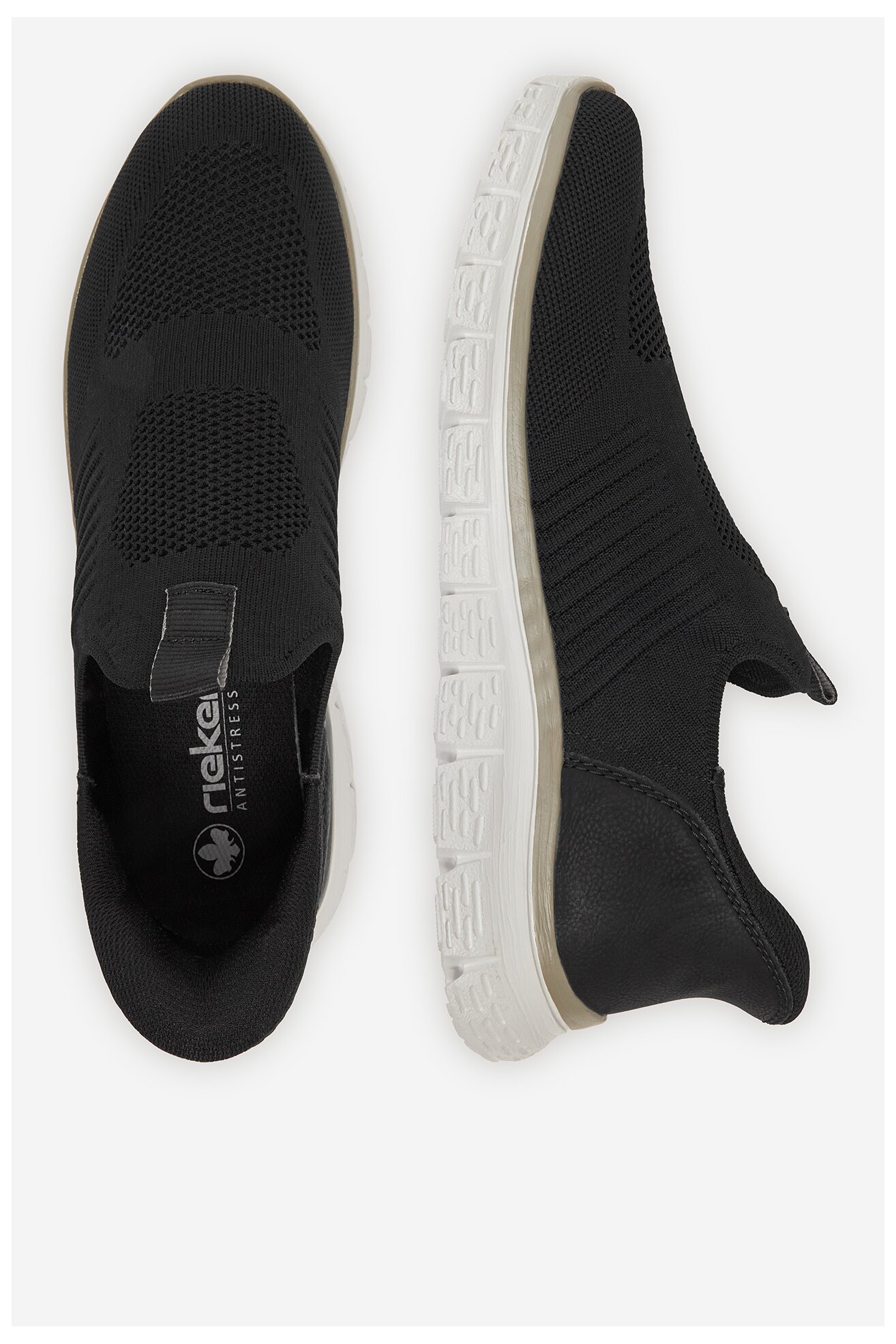 Sneakers Rieker B6659-00 Czarny