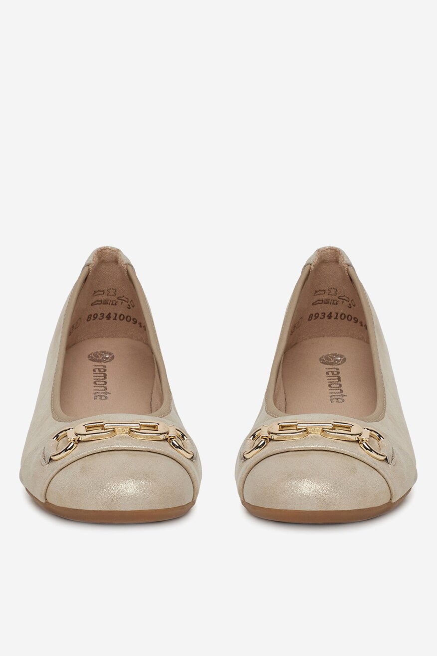 Remonte - Baleriny skórzane - 2230074038557