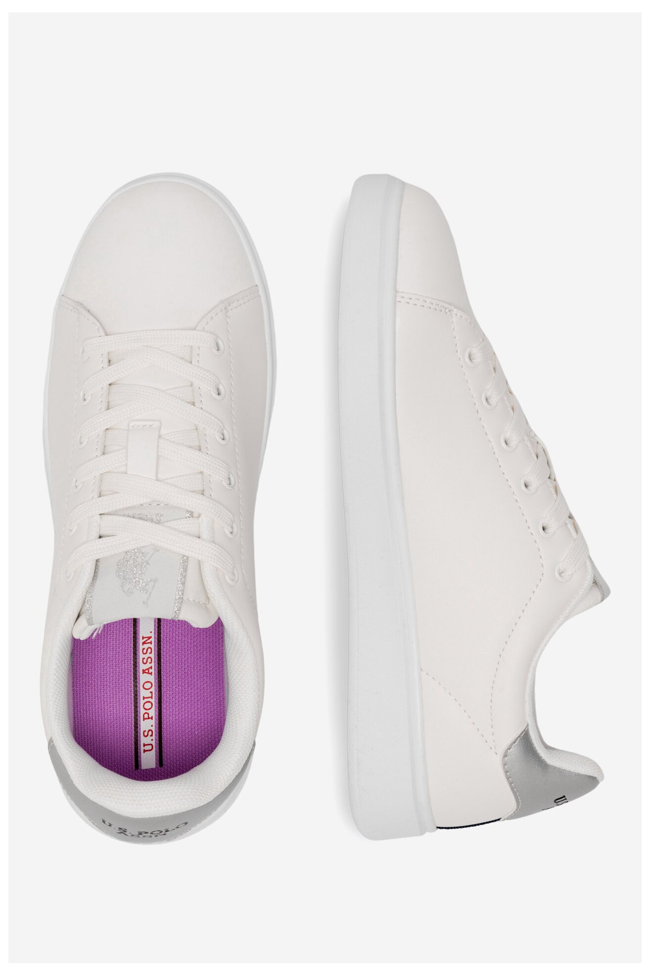 Сникърси U.S. POLO ASSN. MARLYN001 БЯЛ