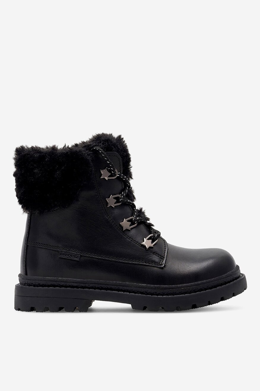 Šněrovací vyšší obuv Lasocki Kids ČERNÁ - 5904862932835