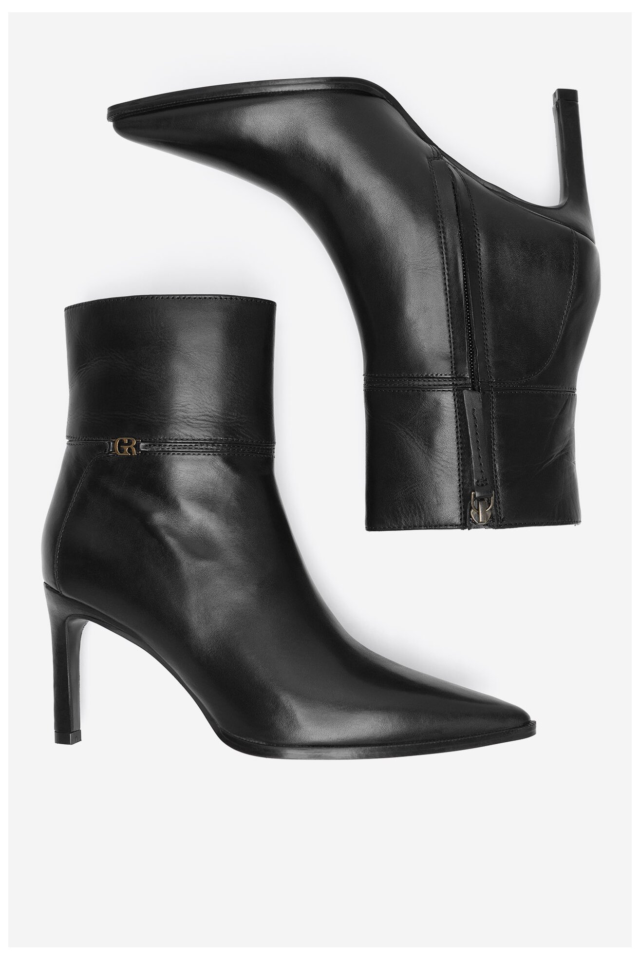 Botki Gino Rossi LUIZA-116040 Czarny