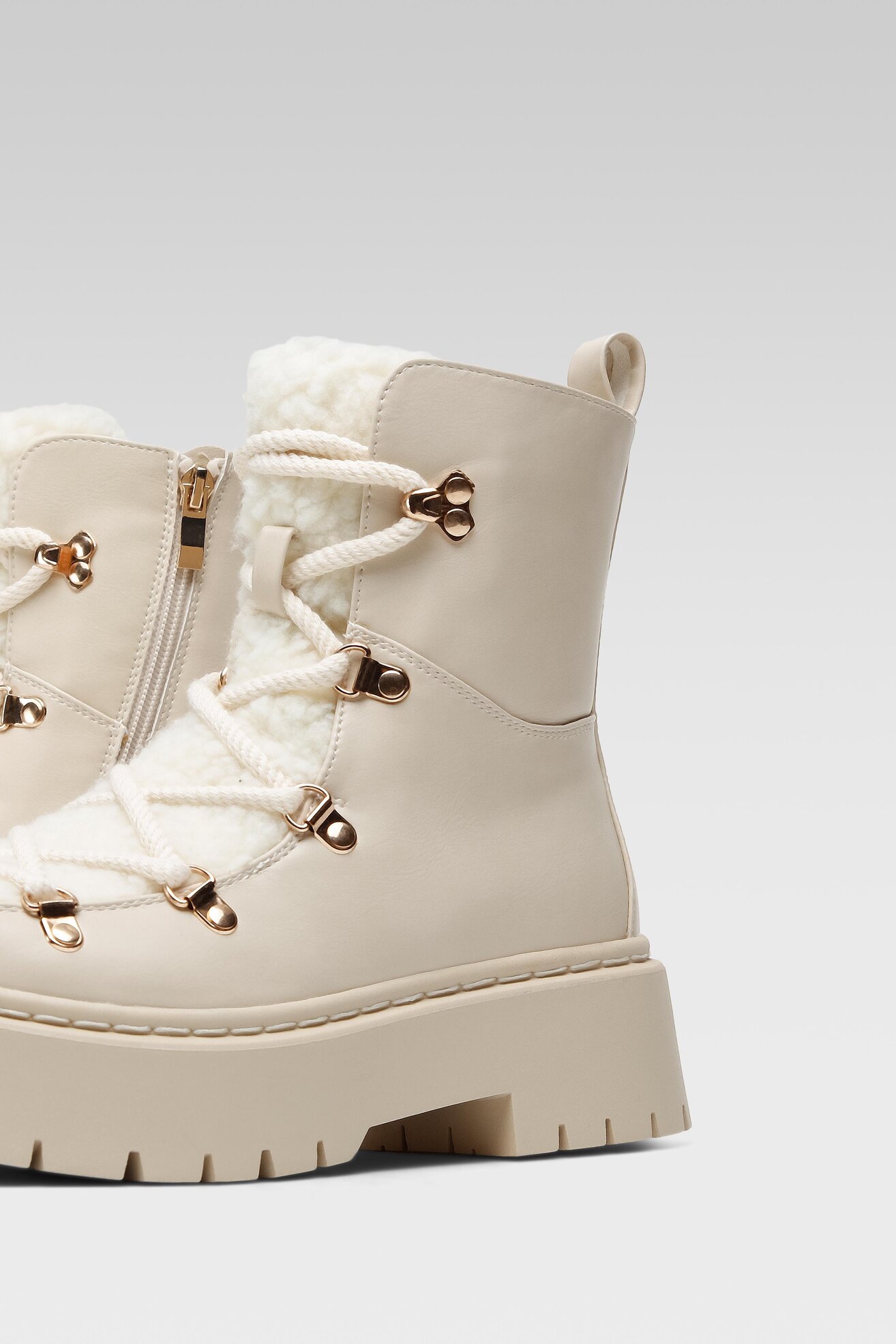 Botki DeeZee H040303-01 Beżowy