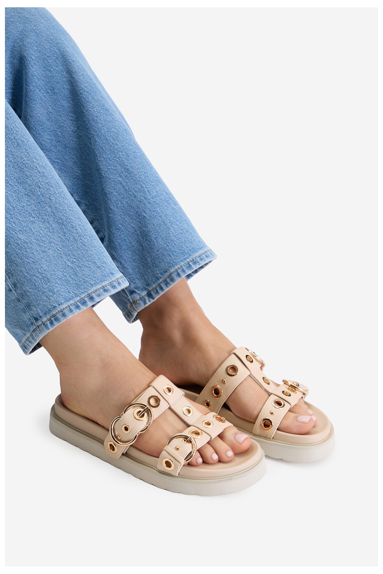 Шльопанець Mexx CEO-HY86009-29 БЕЖЕВИЙ