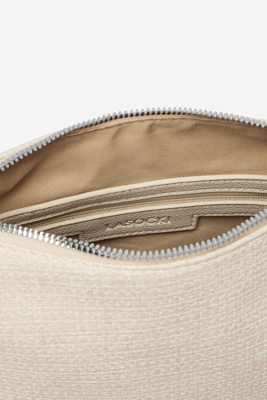 Дамска чанта Lasocki СЛОНОВА КОСТ - 5906751564974