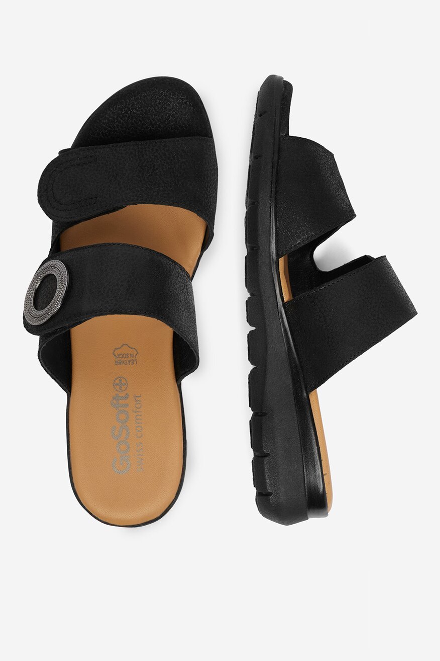 
                Go Soft - Klapki skórzane - 5907964009344