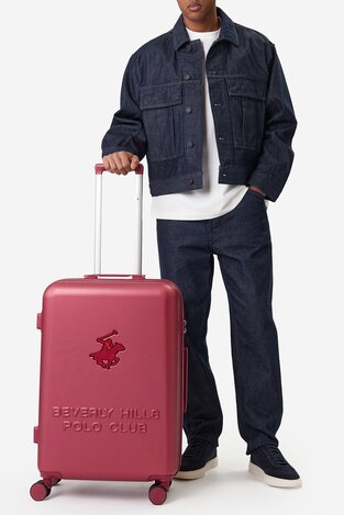 Валіза Beverly Hills Polo Club CEO-BHPC-M-004-08-BURGUNDY БОРДОВИЙ