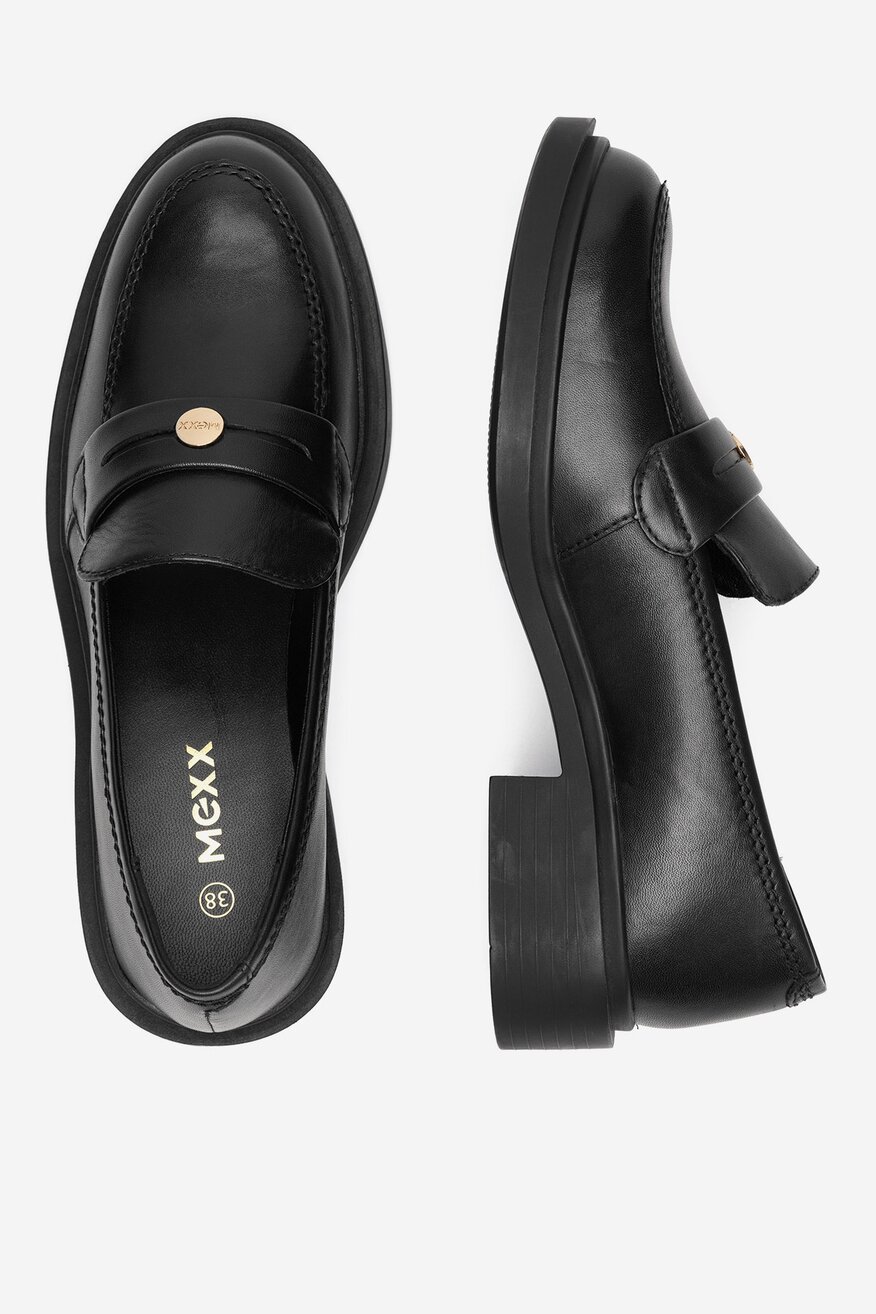 Mexx - Loafersy skórzane - 5905588937227