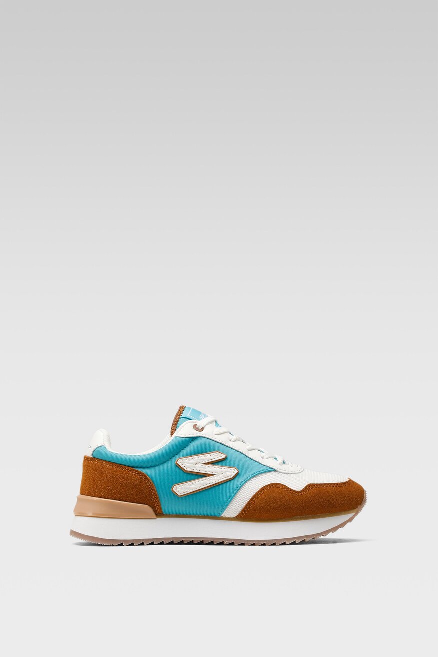 Sprandi - Obuwie sportowe niebieskie sznurowane - 5903698939834