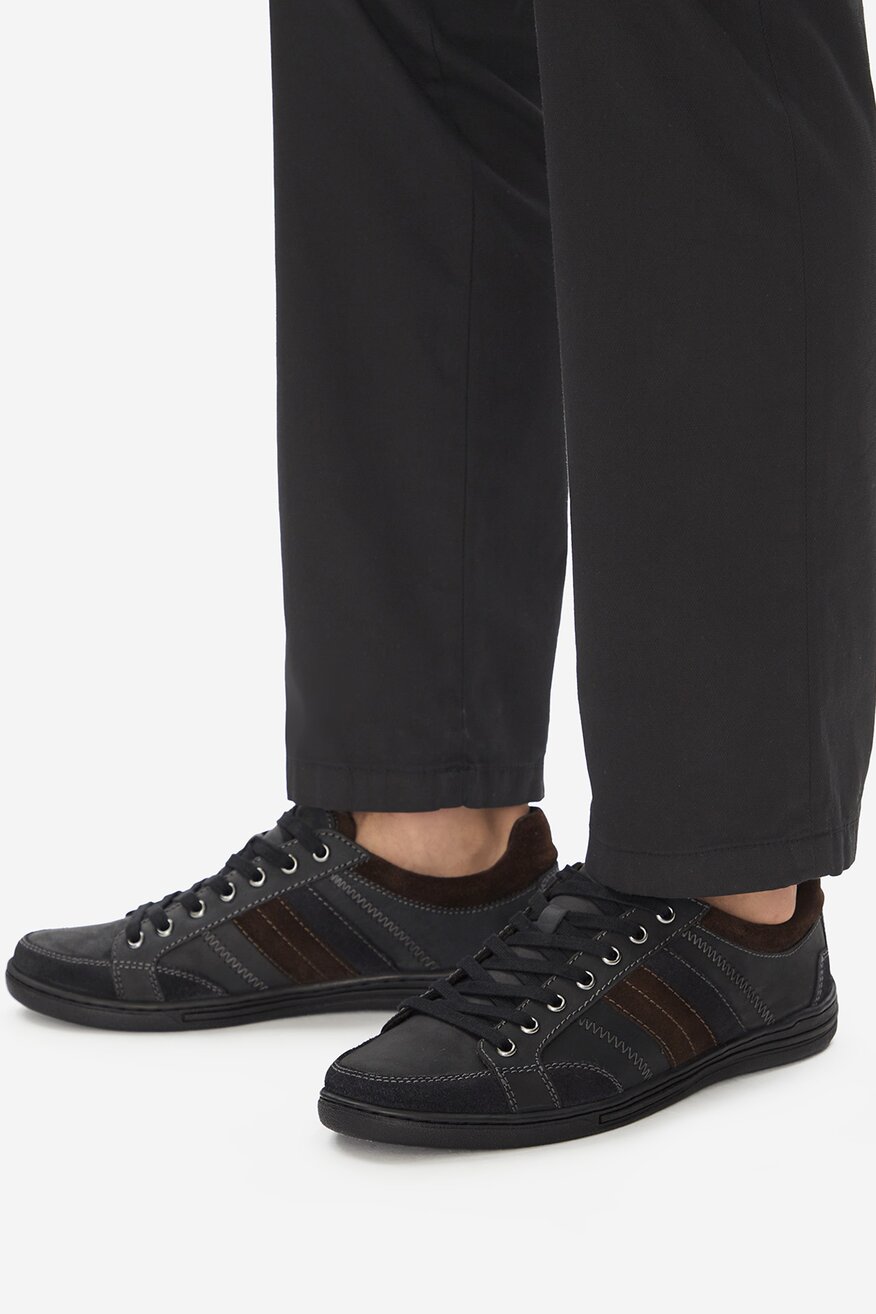 Lasocki - Sneakersy skórzane - 5906751267356