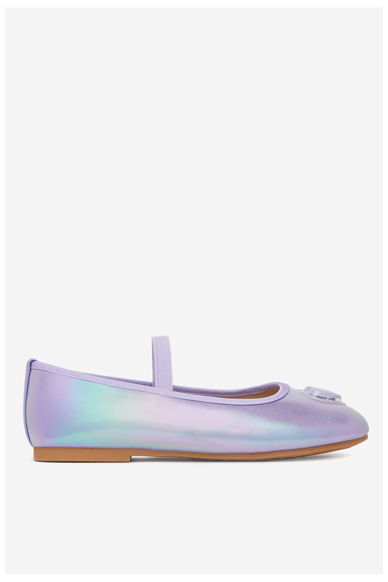 Baleriny Nelli Blu JD24-FD01-0819 Fioletowy