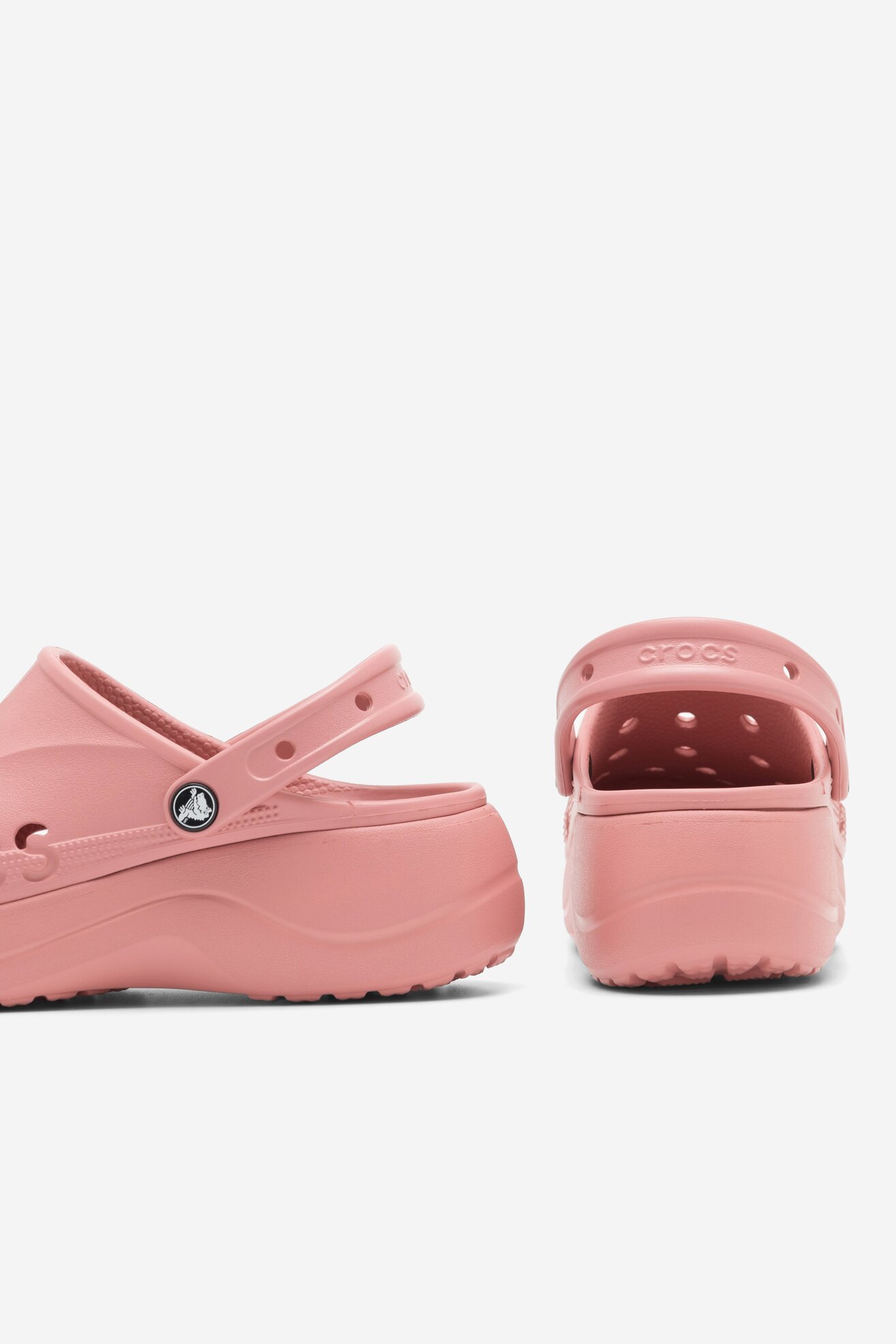 Klapki basenowe Crocs BAYA PLATFORM CLOG 208186-682 Różowy