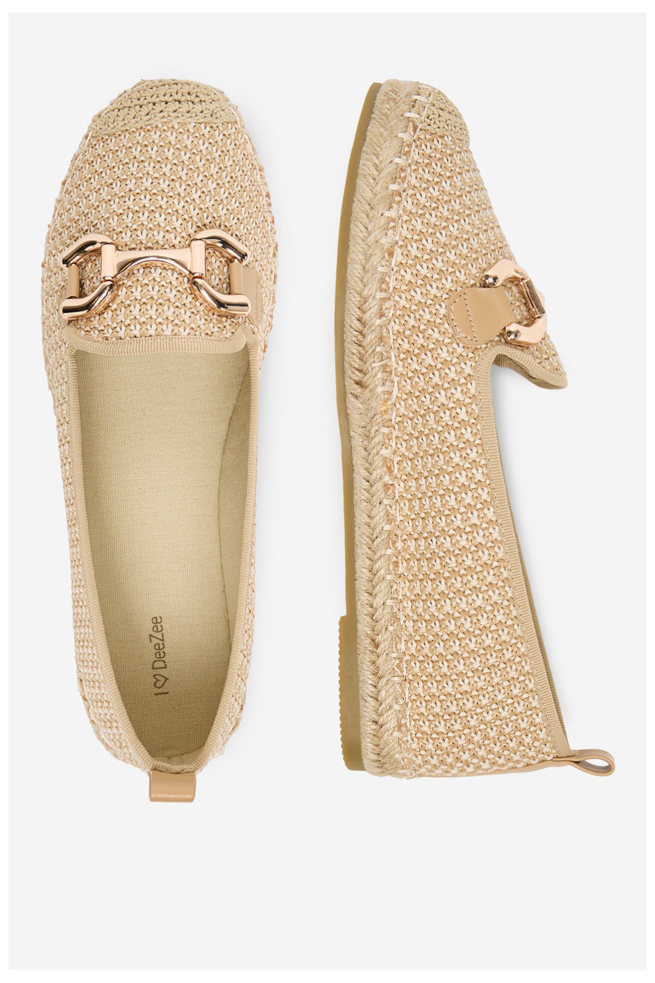 Espadryle DeeZee JSZ0325-1 Beżowy