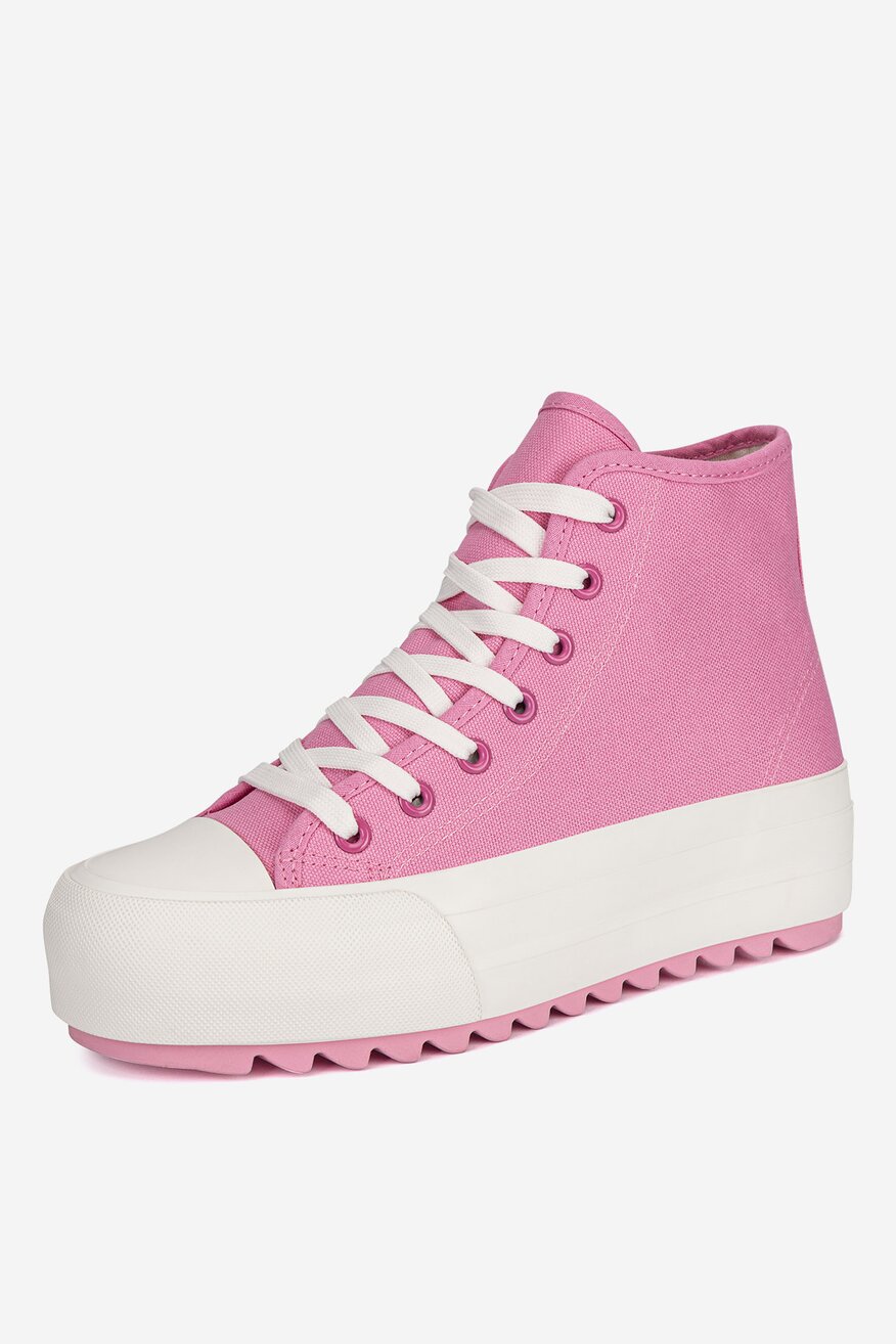 Jenny Fairy - Trampki wysokie na platformie - 5905588891789