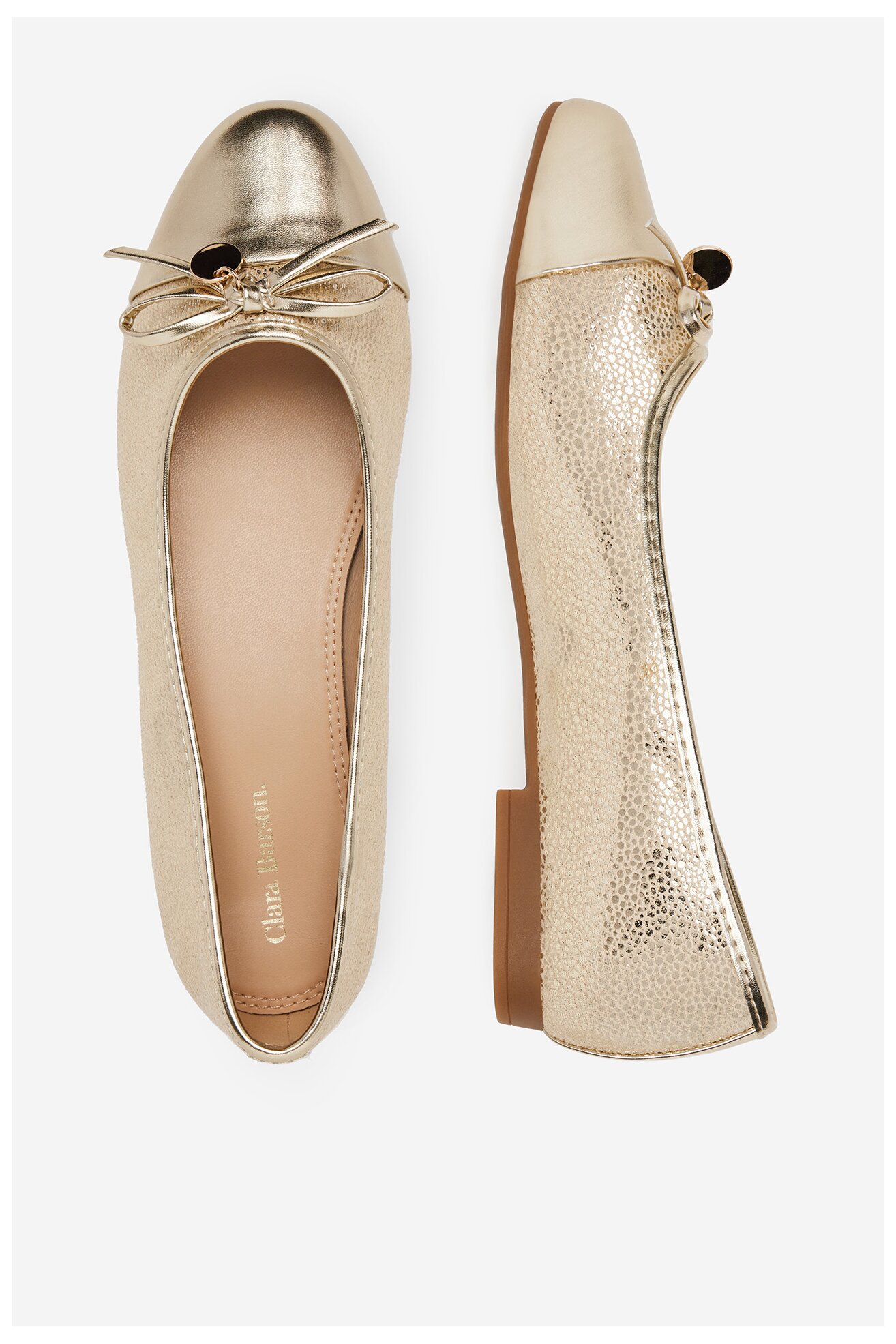 Baleríny Clara Barson WYL3652-3 ZLATÁ