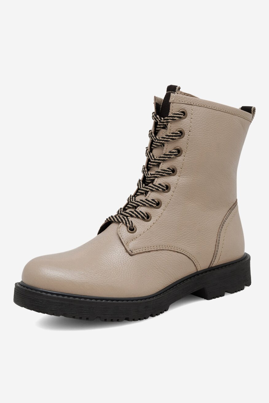 Lasocki - Trzewiki skórzane ocieplane - 5904862996264