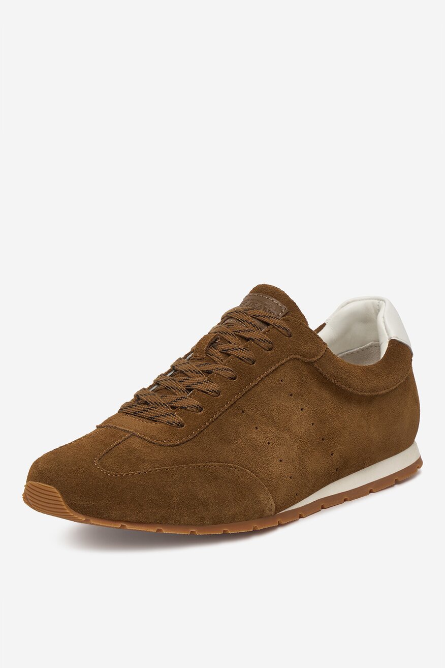 GUESS JEANS - Sneakersy skórzane - 5906751955888