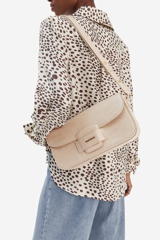 Сумка З Ремінцем Gino Rossi EO-LDA8554A БЕЖЕВИЙ