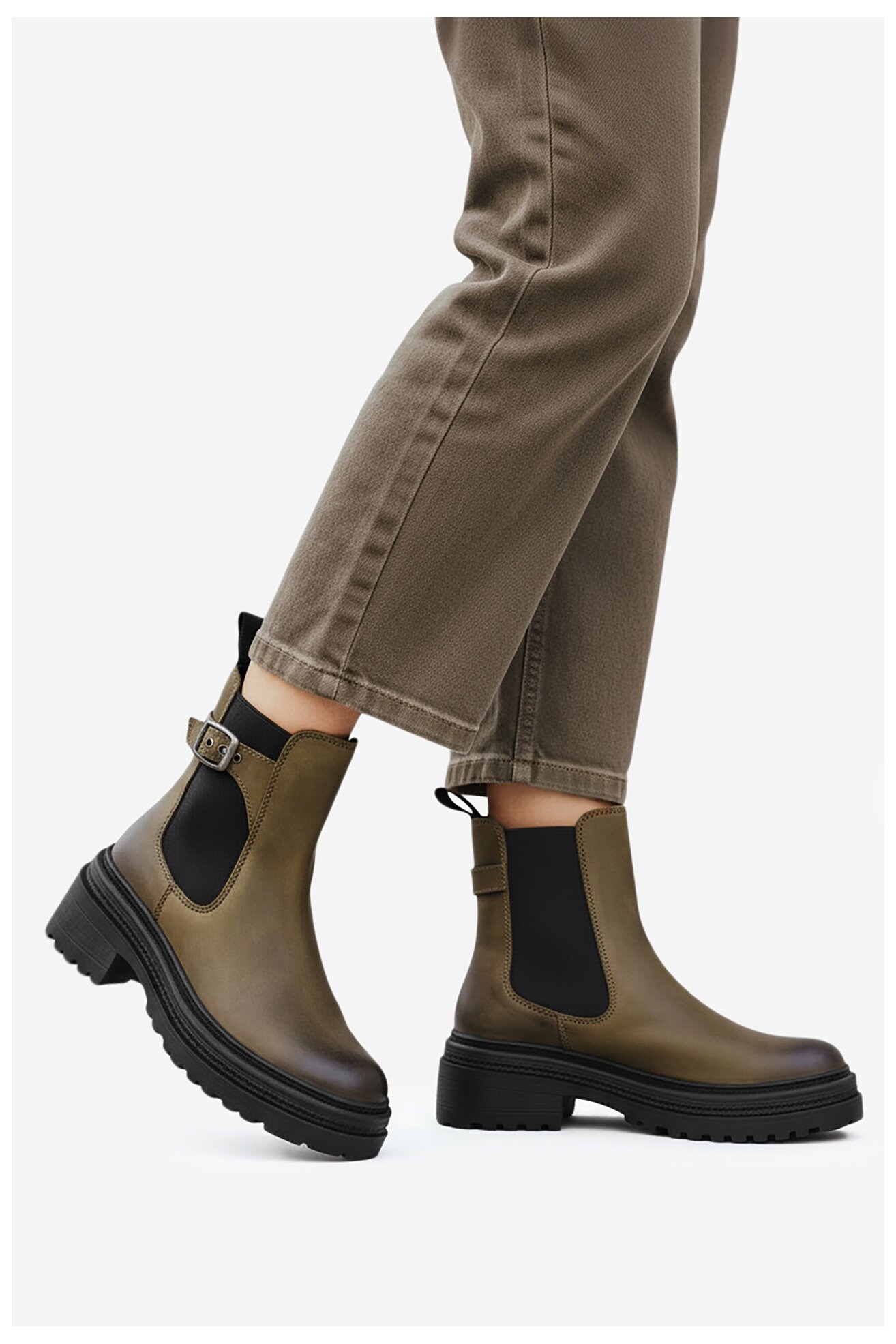 Bokacsizma G-STAR RAW CEO-WI34-ALASKA-02 OLAJZÖLD