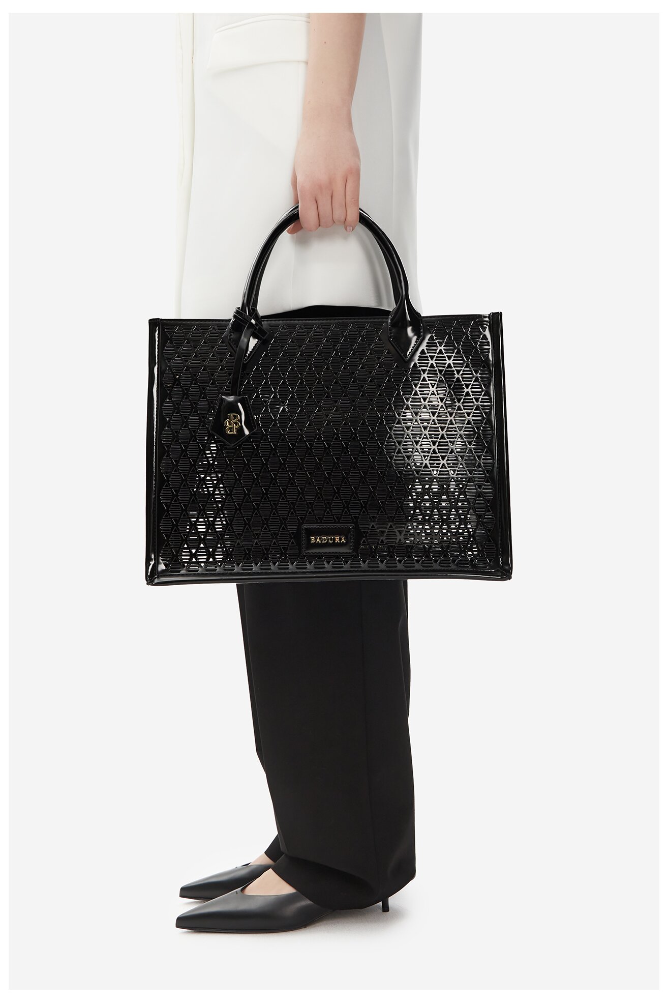 Kézitáska Badura WENN-02 FEKETE