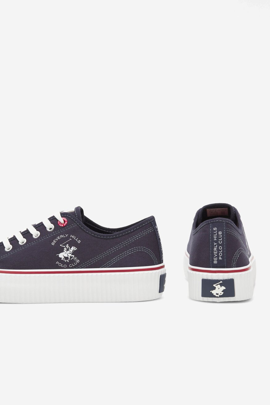 Pantofi pânză Beverly Hills Polo Club BLEUMARIN - 5905588319245