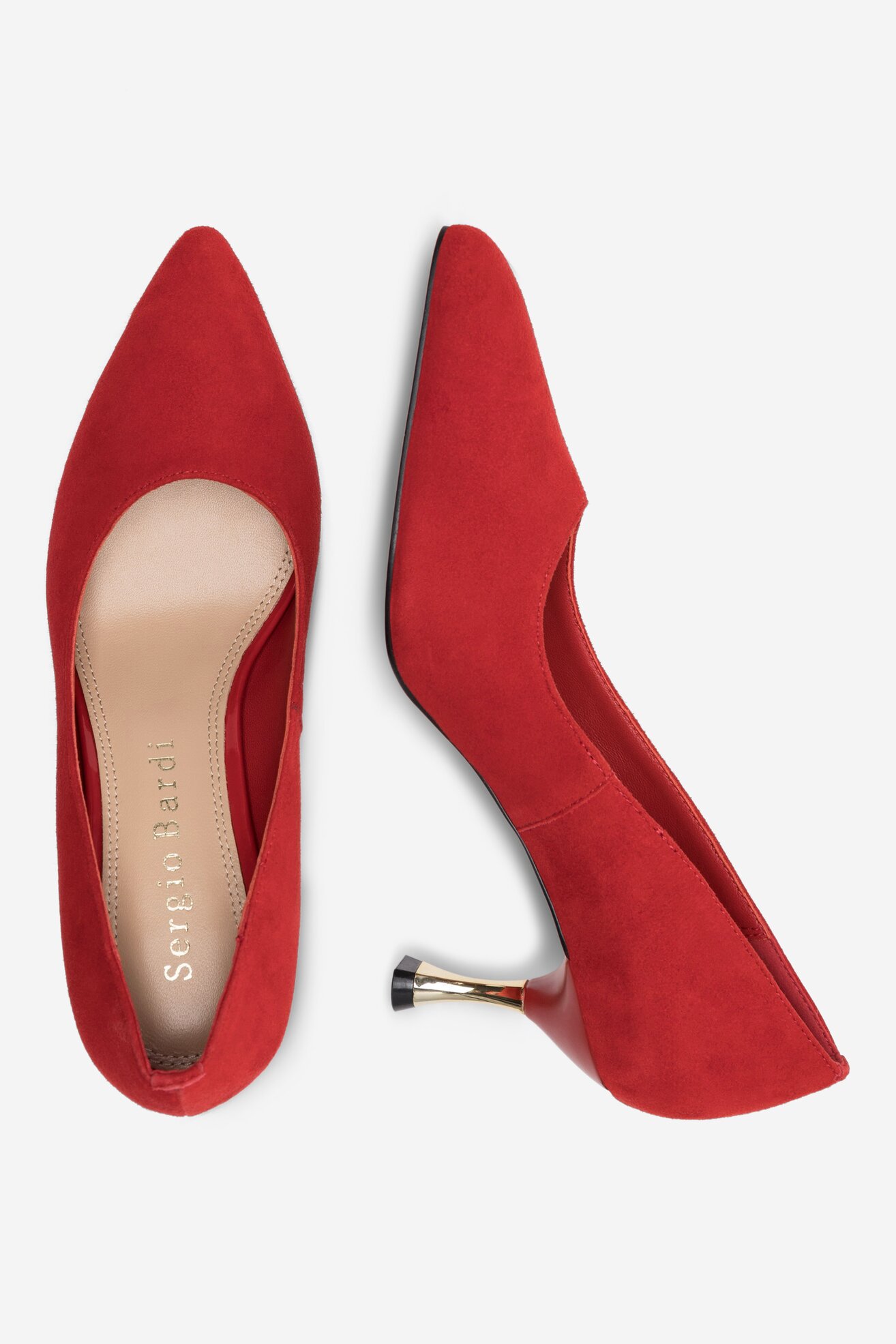 Lodičky Sergio Bardi WFA1935-1Z-SB ČERVENÁ