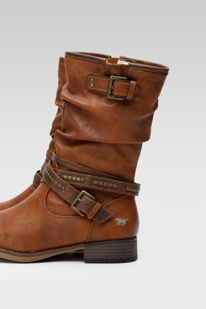 
                Mustang - Kozaki brązowe - 5904248960919