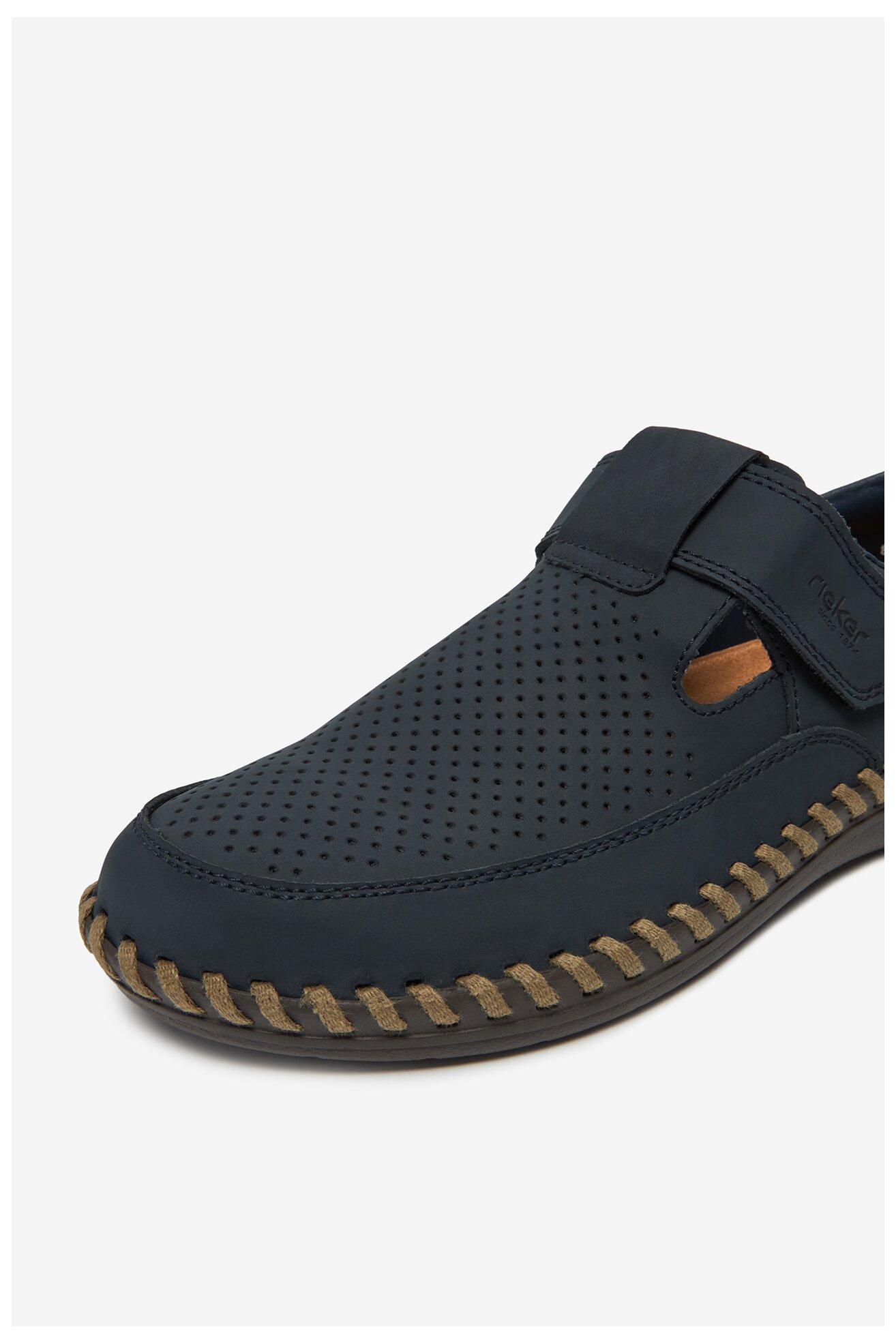 Półbuty Rieker B2453-14 Granatowy