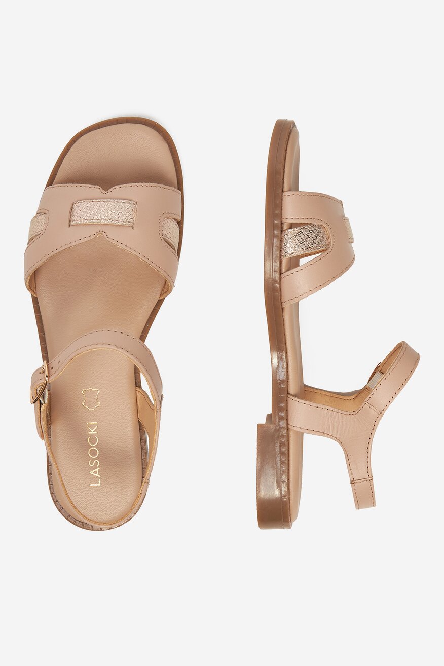 
                Lasocki - Sandały skórzane - 5906751173565