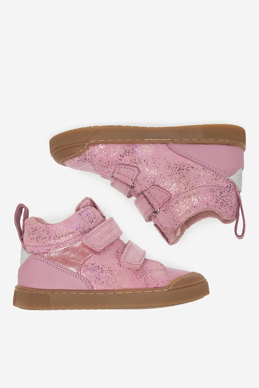 Šněrovací vyšší obuv Lasocki Kids RŮŽOVÁ - 5906751200056