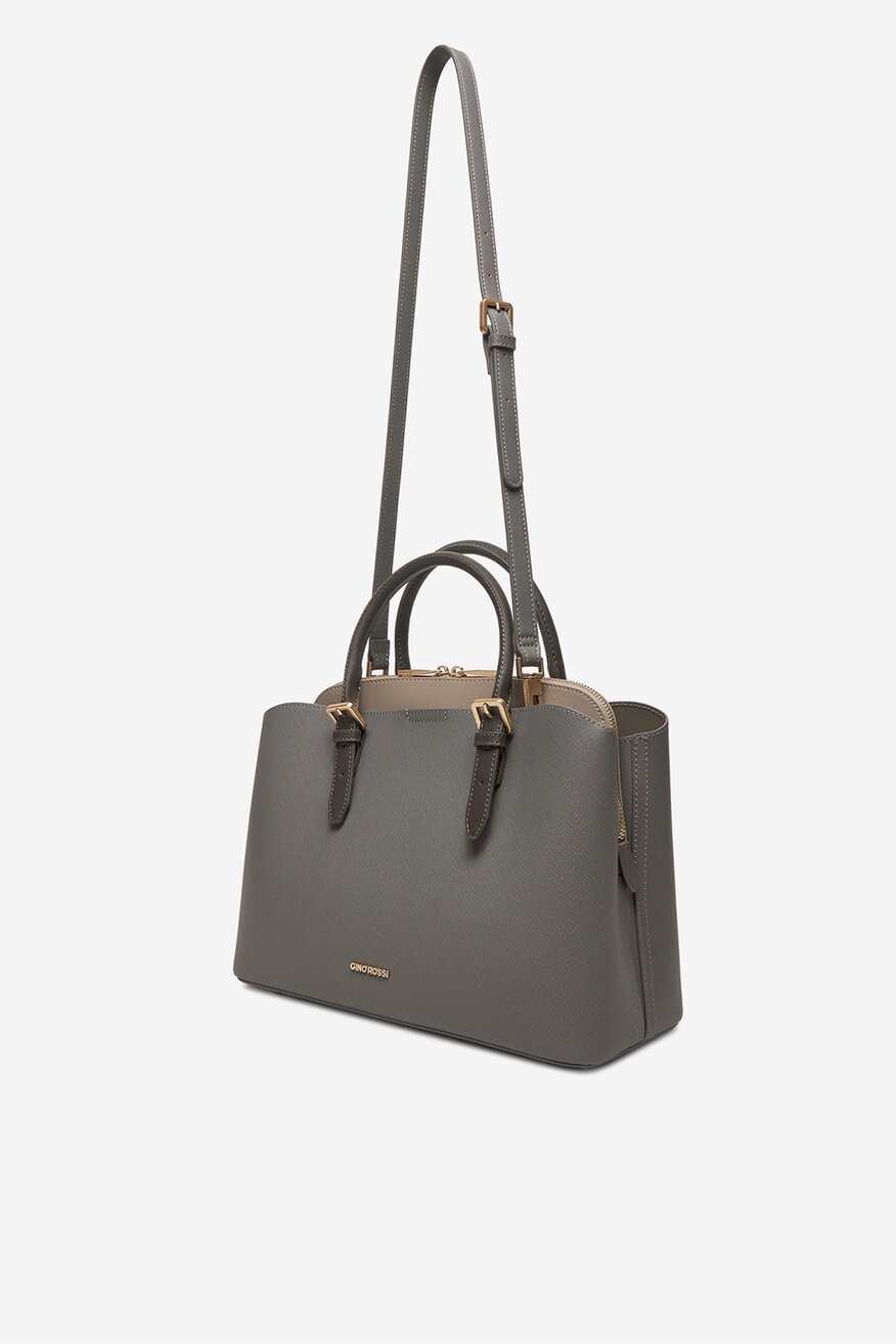 Kézitáska Gino Rossi SÖTÉTSZÜRKE - 5904862927237