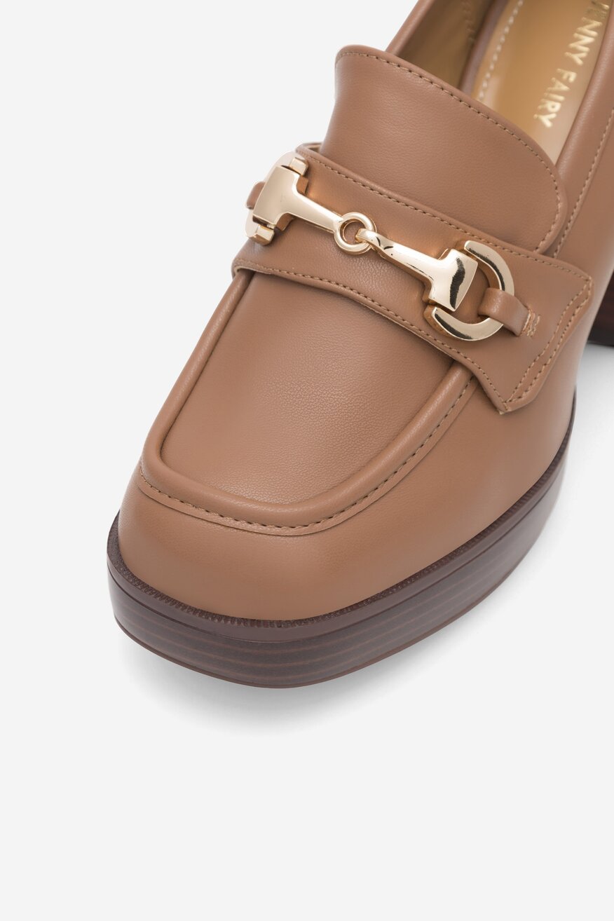 
                Jenny Fairy - Loafersy na obcasie - 5905588187493