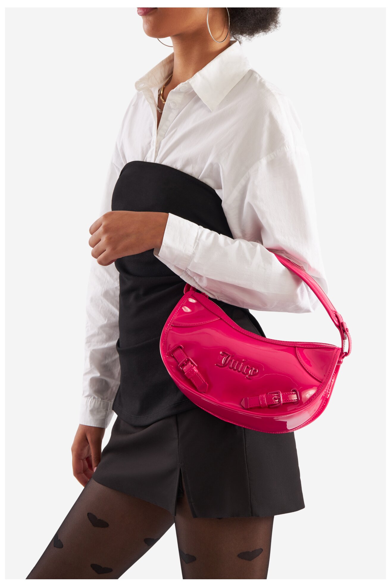 Дамска чанта Juicy Couture BIJXT5460WVP ТЪМНОРОЗОВ