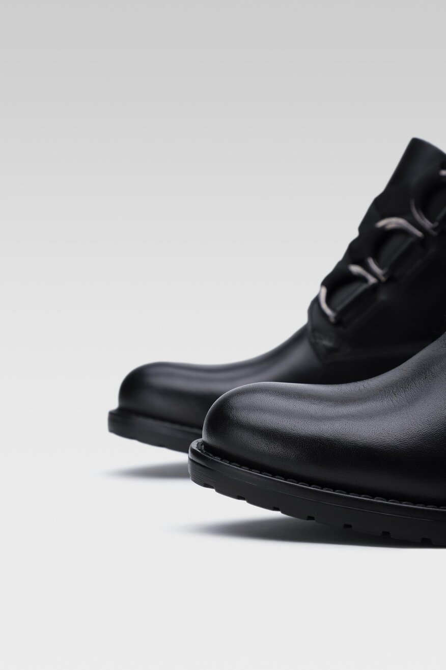 
                Lasocki - Skórzane botki czarne - 5903698826103