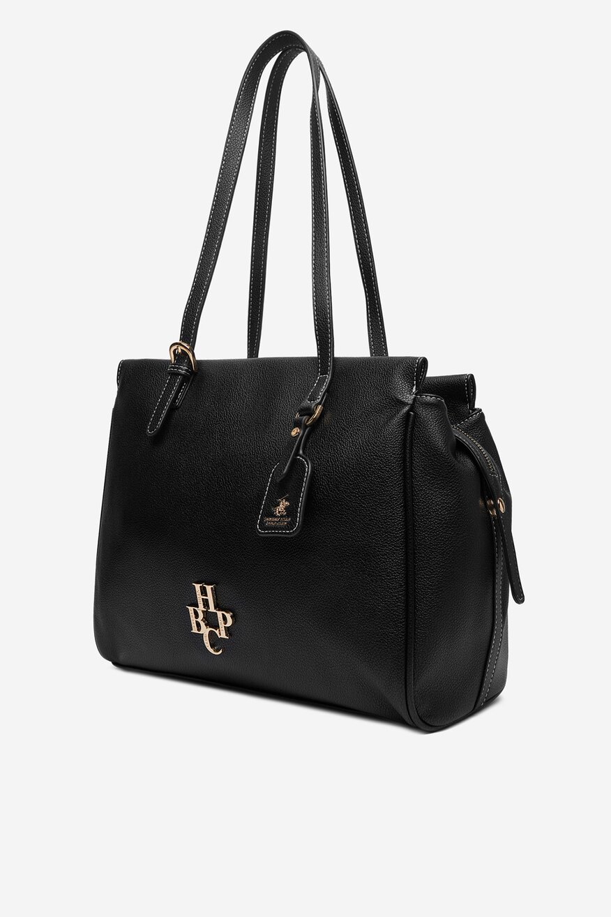 
                Дамска чанта Beverly Hills Polo Club ЧЕРЕН - 5906751599440