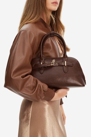 Сумка З Ремінцем Badura EO-ADLEY-LDA8065 ТЕМНО-КОРИЧНЕВИЙ