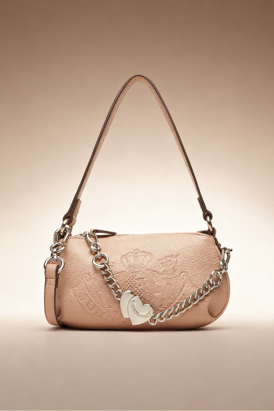 Дамска чанта Juicy Couture СВЕТЛОРОЗОВ - 5906751323137