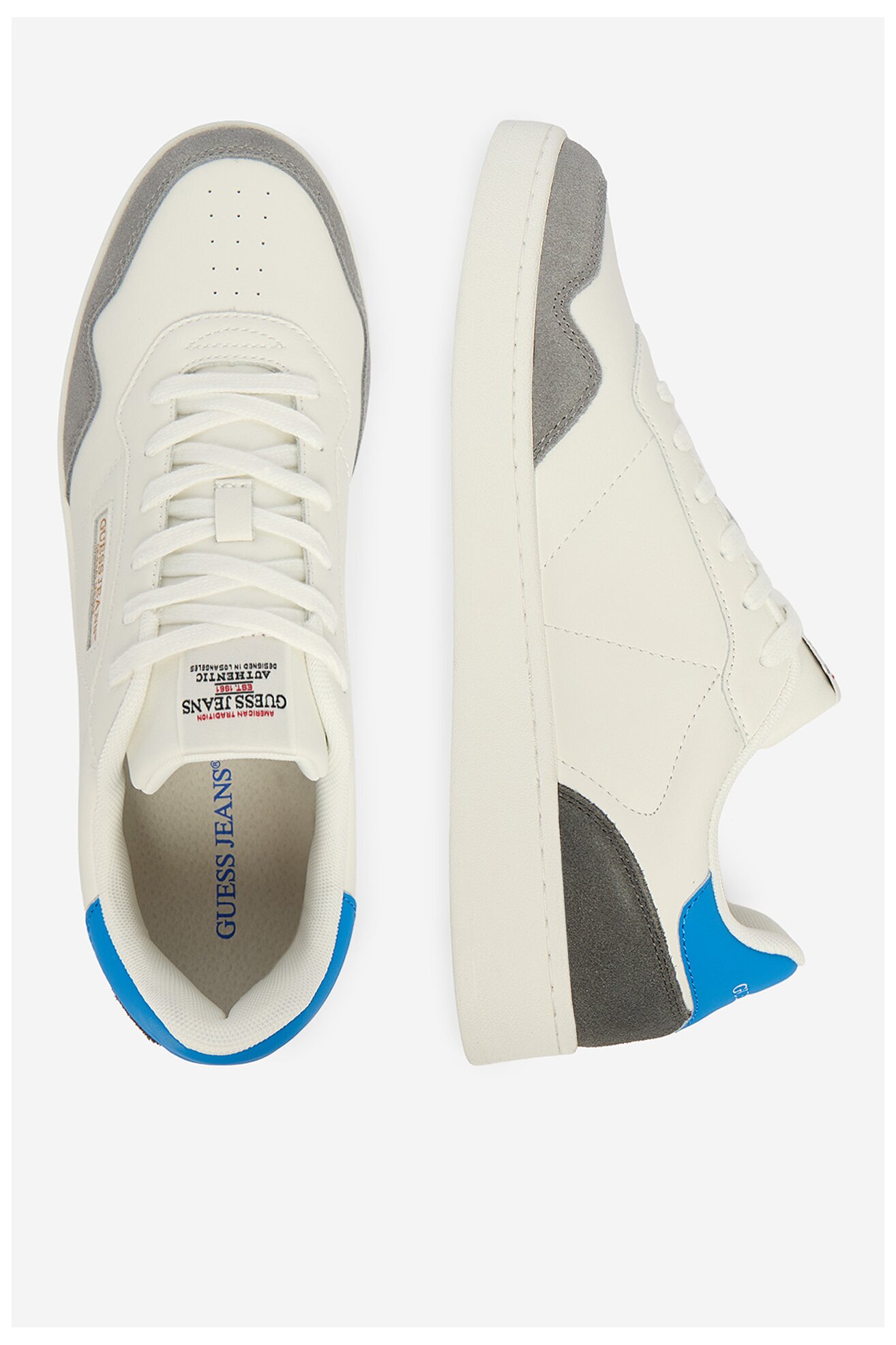 Sneakers GUESS JEANS CWBEO-LUNARI-01 WE Biały