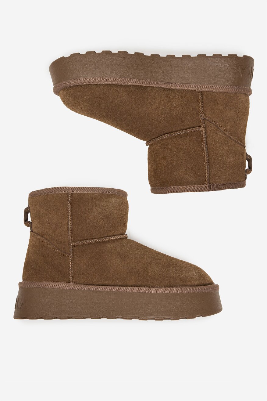 Badura - Śniegowce zamszowe ocieplane - 5906751381748